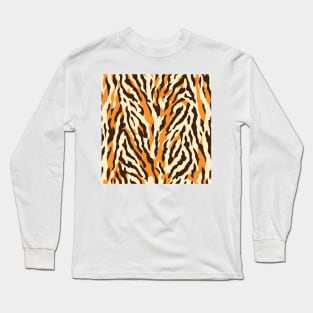 Animal Prints Tiger Pattern 2 Long Sleeve T-Shirt